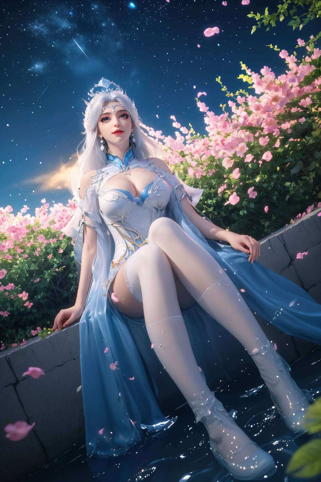 宁雨蝶那独特的胸肌线条画中见真神