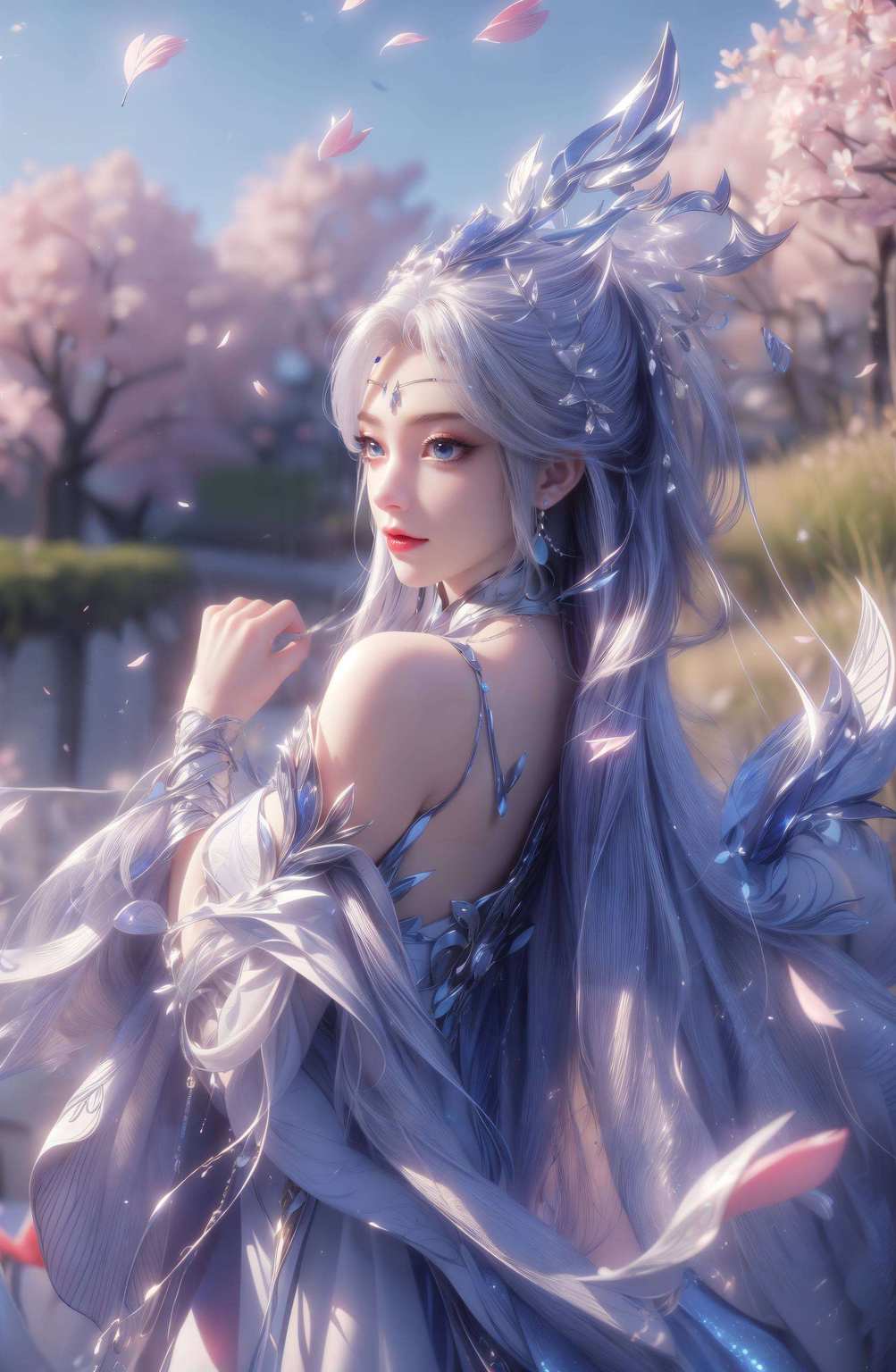 翩翩起舞的宁雨蝶唯美壁纸中