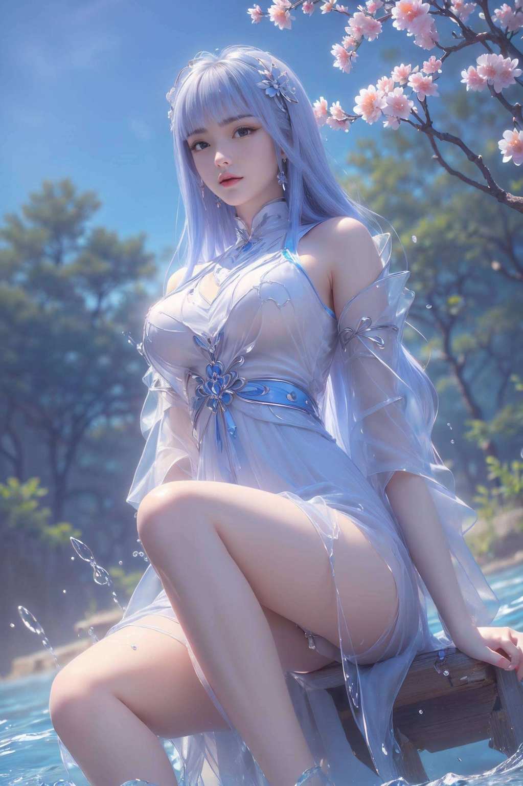 她们化作壁画国漫女神宁雨蝶