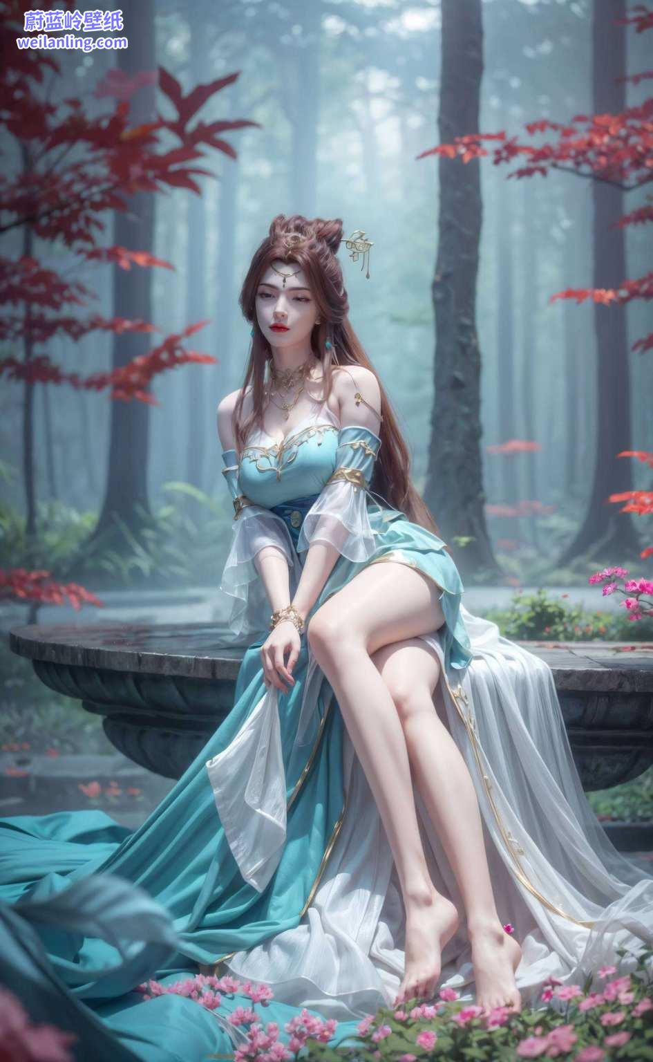 赶紧来收藏这款梦幻的粉色壁纸吧！简直是从屏幕里跳出来的一般