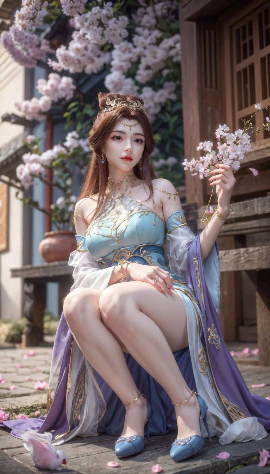 它融合了玄幻元素犹如仙子下凡