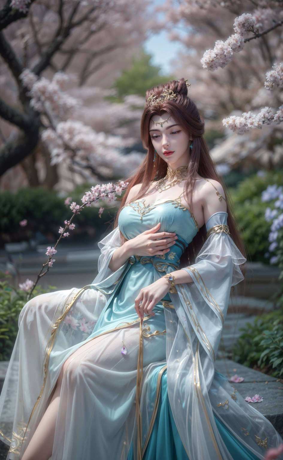 百炼成神壁上绘动漫美女韵律生