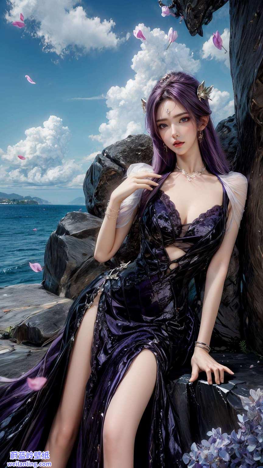 呈现出一幅幅玄幻奇境国漫女神们百炼成神