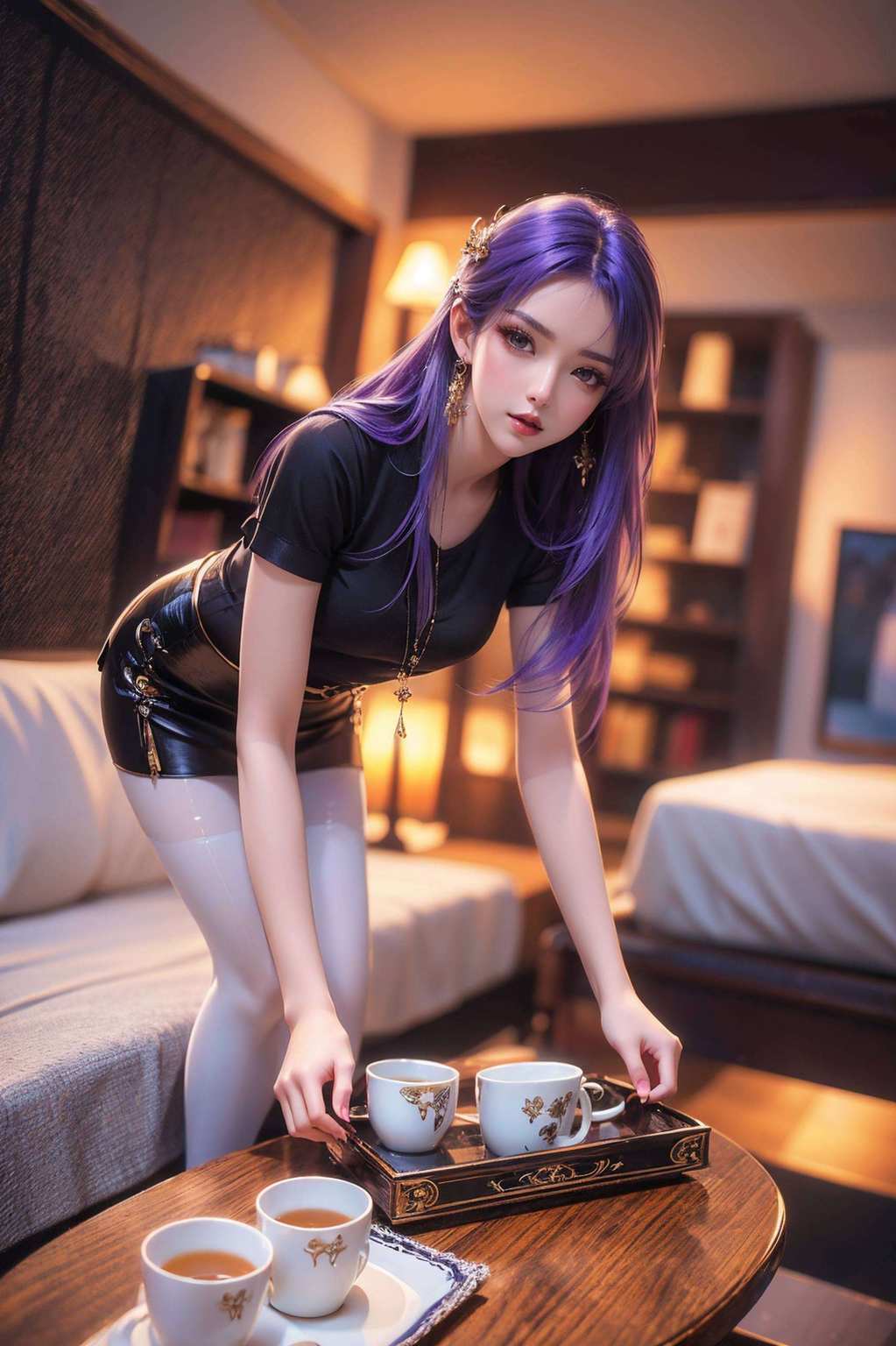 更是视觉的狂欢！为你的手机增添玄幻气息吧！”而动漫女神们也不甘示弱