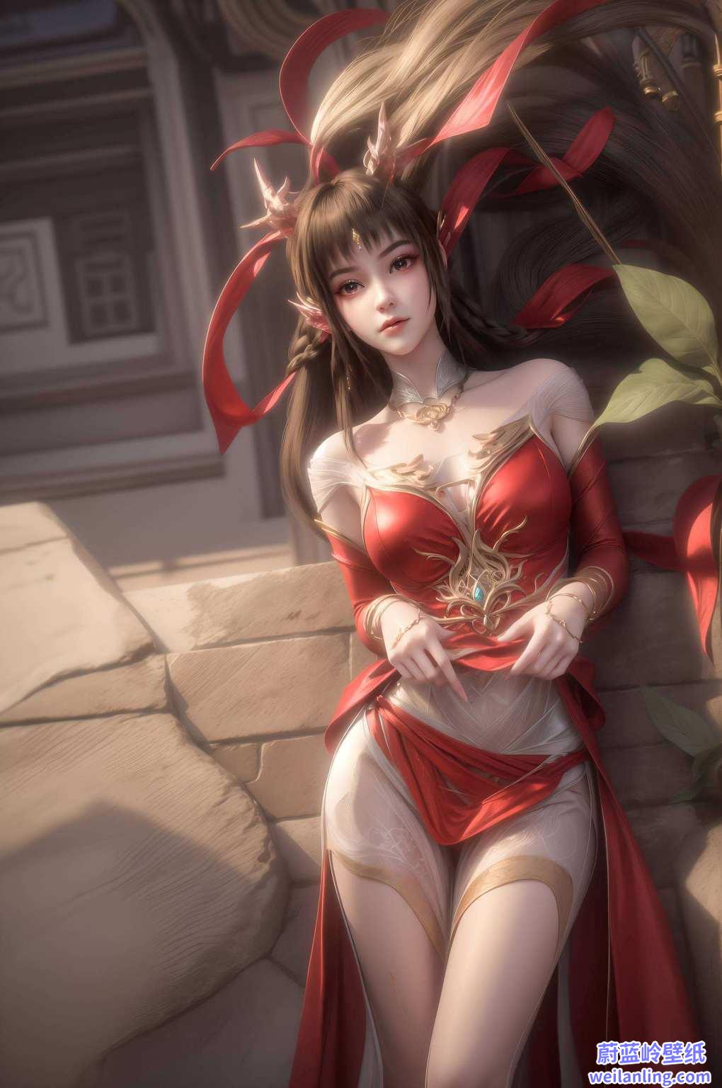 她的眼神深邃如夜空4K超清壁纸