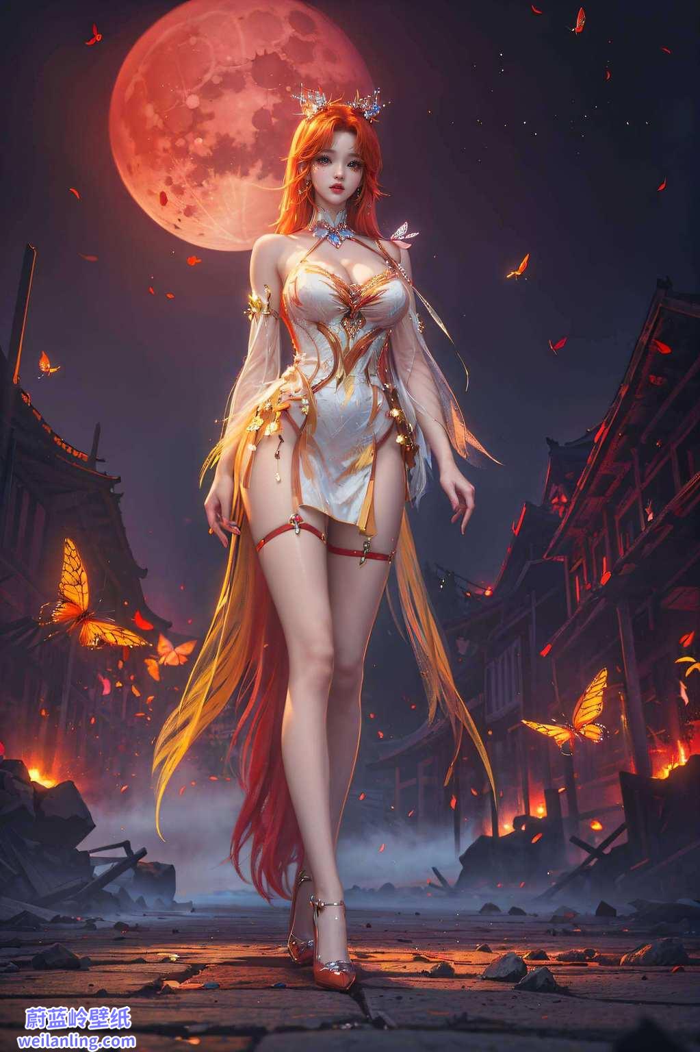 国漫美女的魅力想要她的壁纸？那就快来下载吧