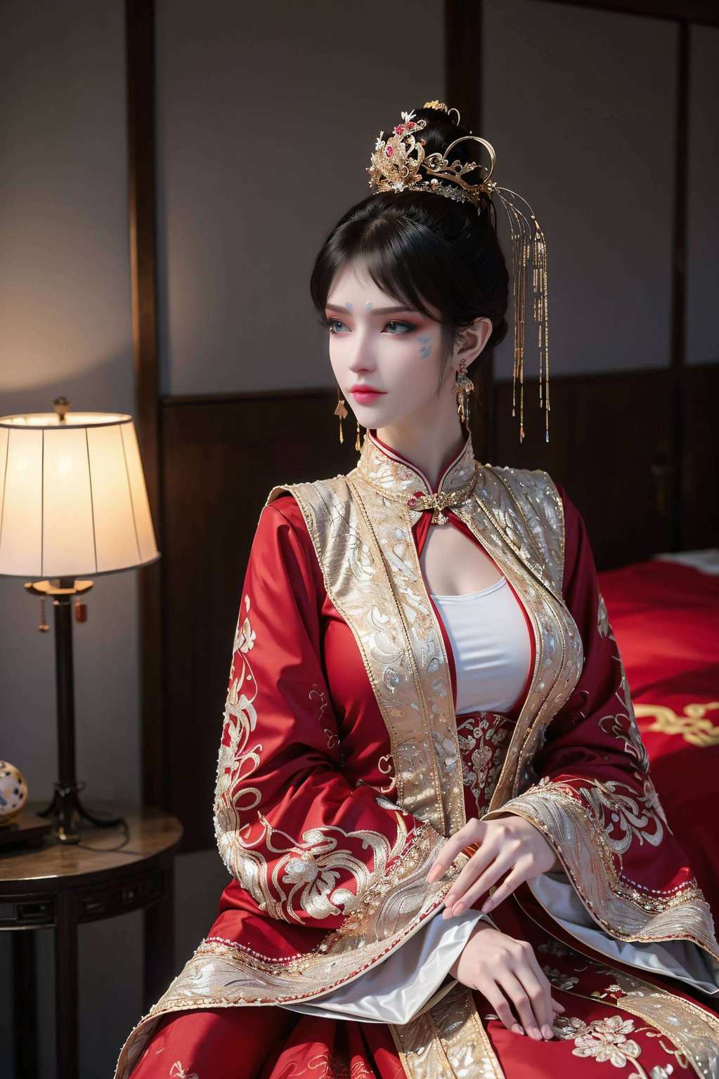 她的每一次凝视都是对这世界最温柔的触摸