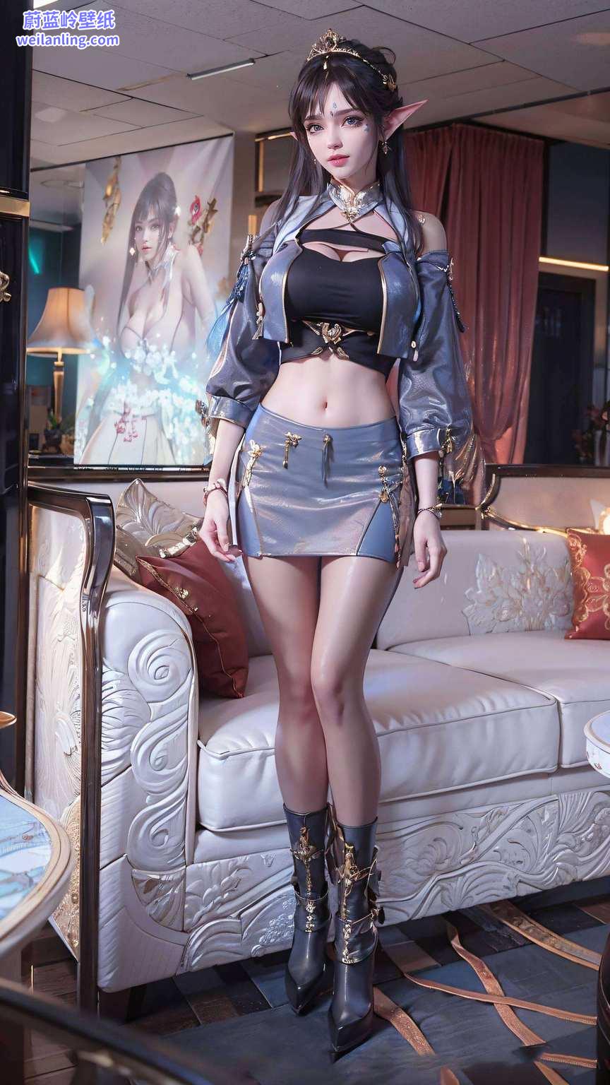 都仿佛在感受一场穿越玄幻的奇幻之旅每一次凝视她的高清4K壁纸