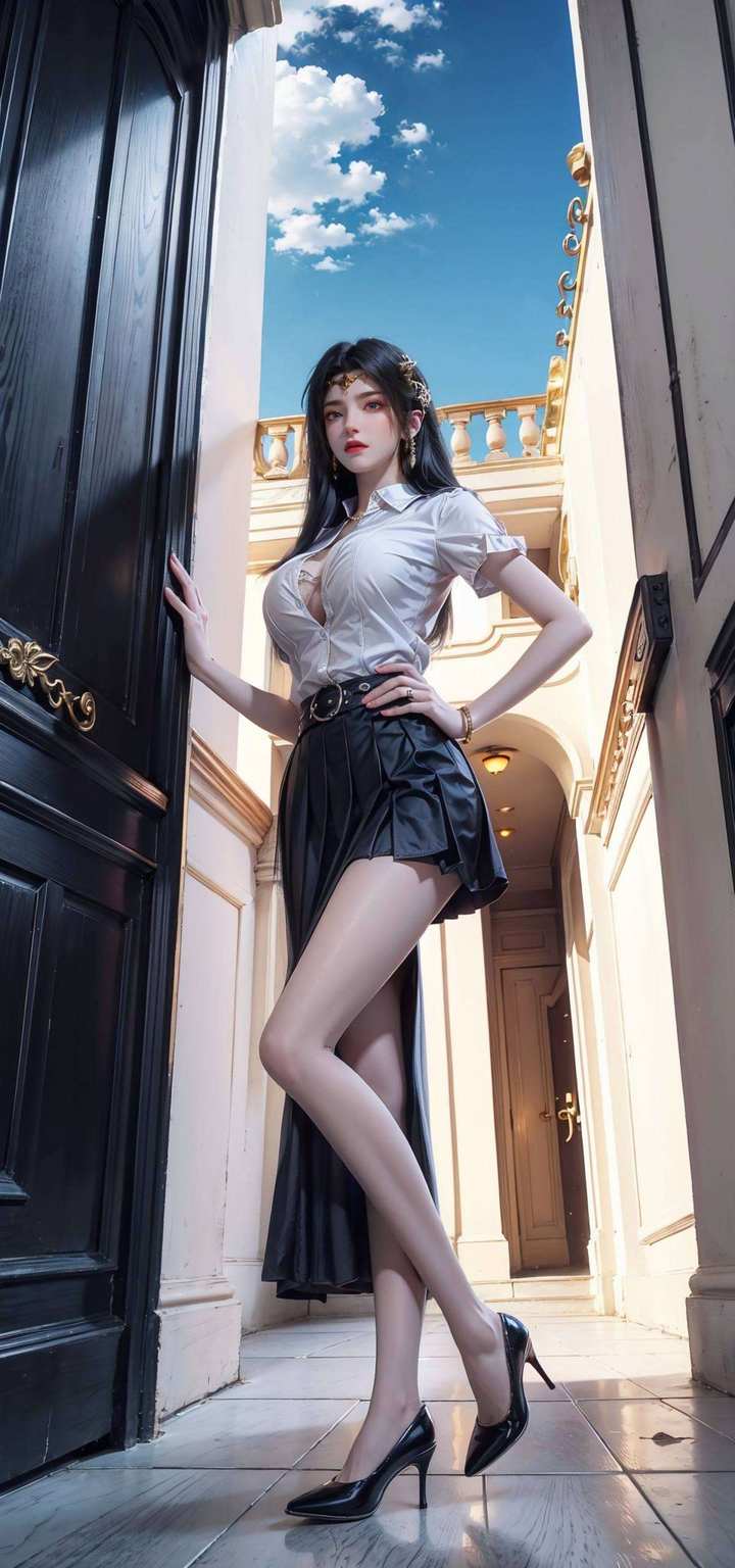 蛇女风情万种更是那眼神里闪烁的神秘光彩！斗破最新美杜莎壁纸高清