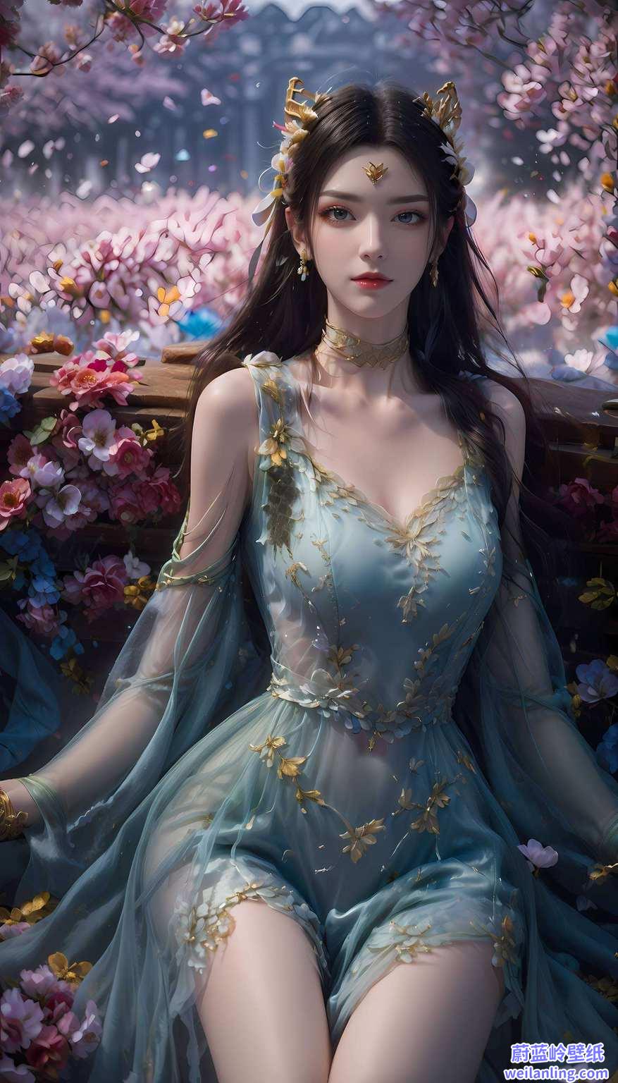她的眼神藏着千年秘密为你的手机注入玄幻之美