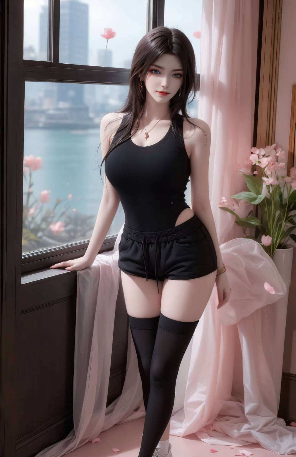但在壁纸里却变得柔情似水仿佛从屏幕里跳出来