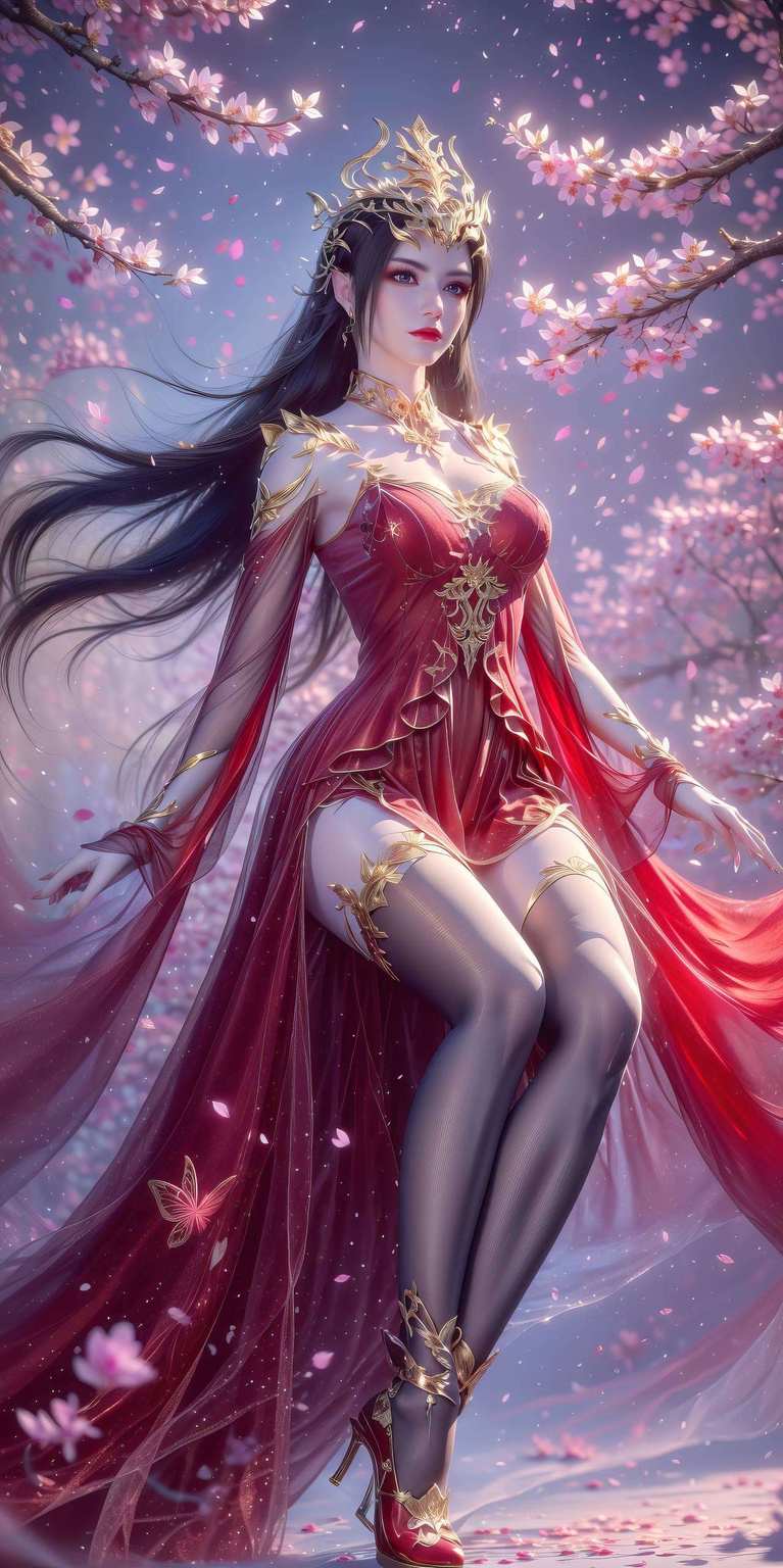 她的眼神深邃如夜斗破苍穹的神秘美杜莎