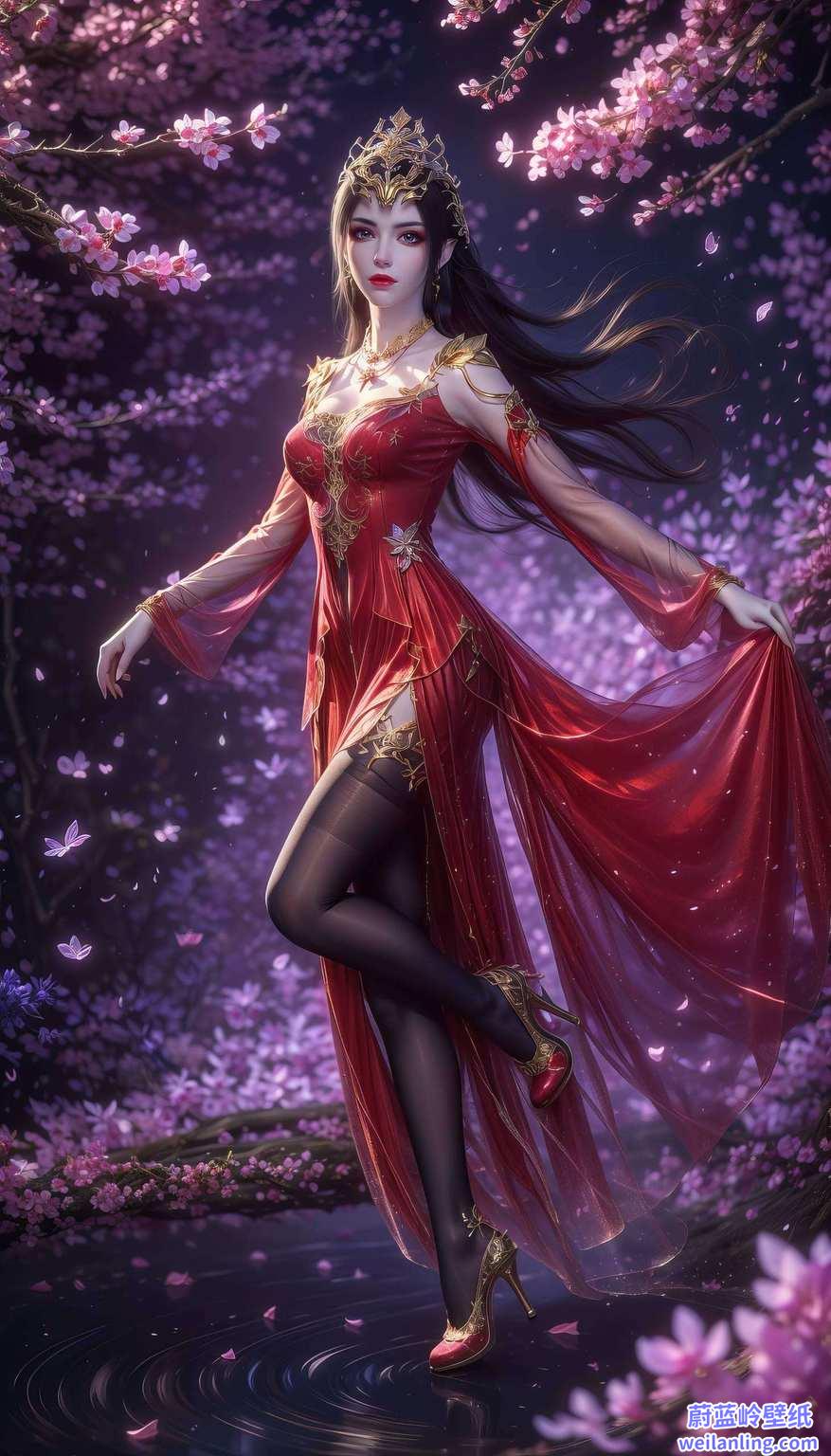 却意外萌萌哒！彩鳞壁纸里的她哈哈