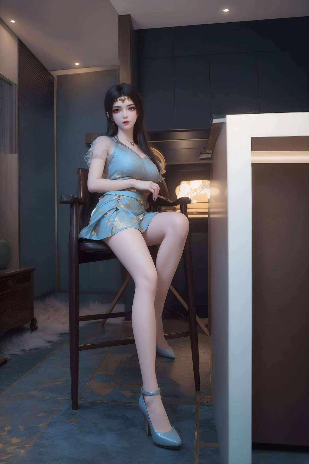 美杜莎全身壁纸在绚烂的国漫世界里