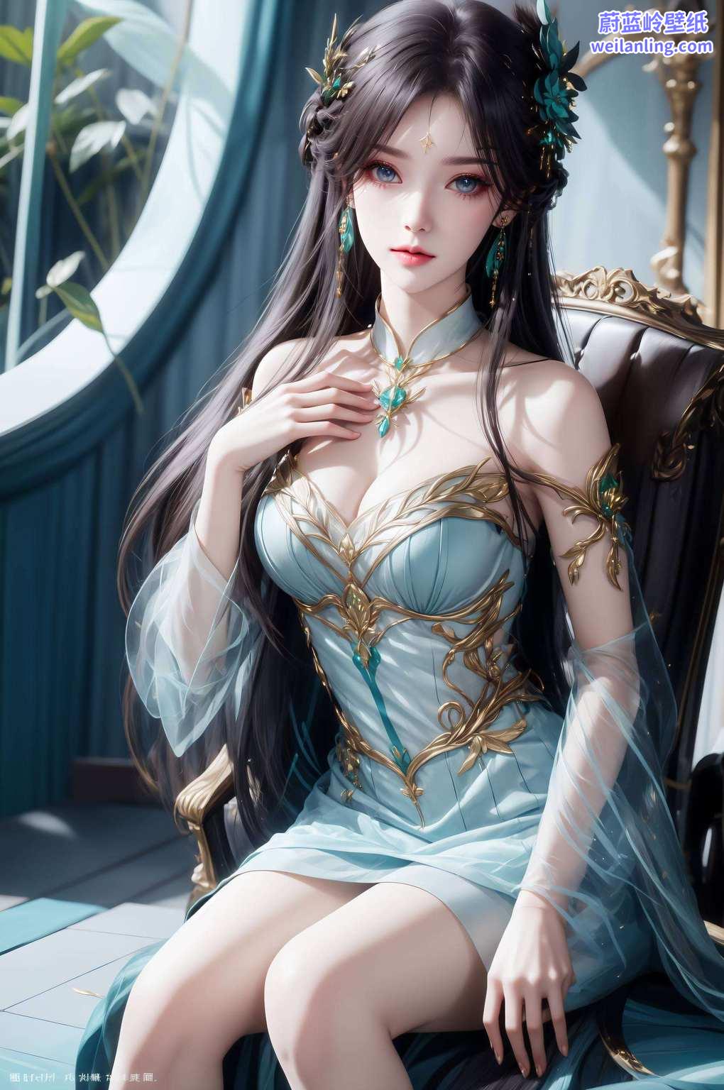 她是古族的千金在国漫的绚丽画卷中