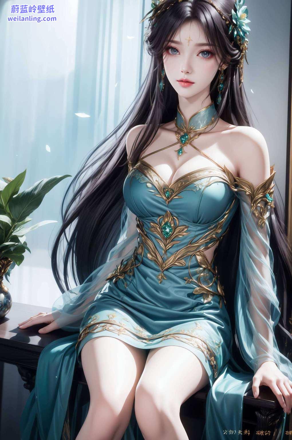 熏儿之美萧薰儿神态娴静