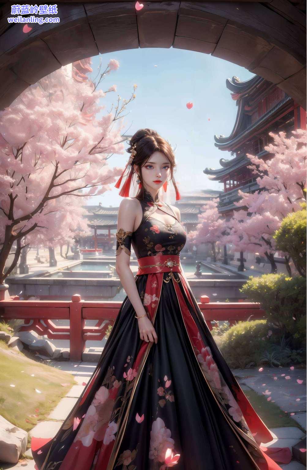每一眼凝视更是古族千金的独特韵味