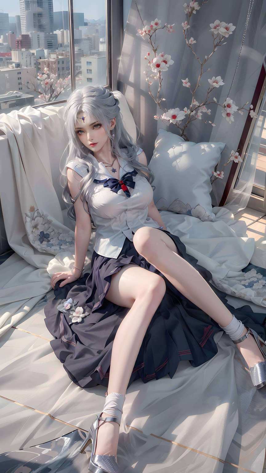 厄难毒体手机壁纸映国漫美女