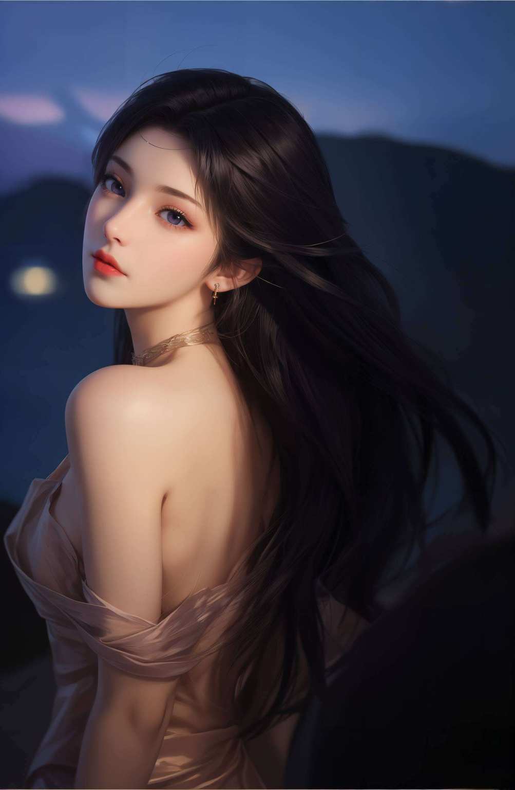 那飘逸如仙的女子这免费的唯美手机壁纸