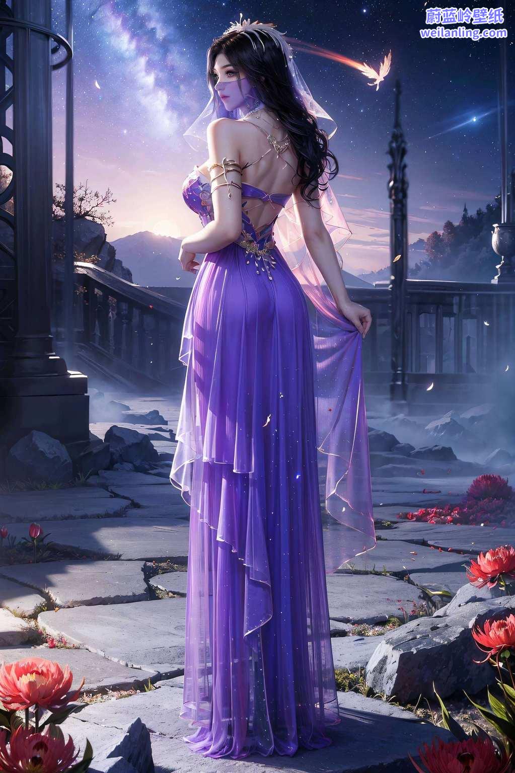 凡人修仙传之美灵动紫灵壁纸