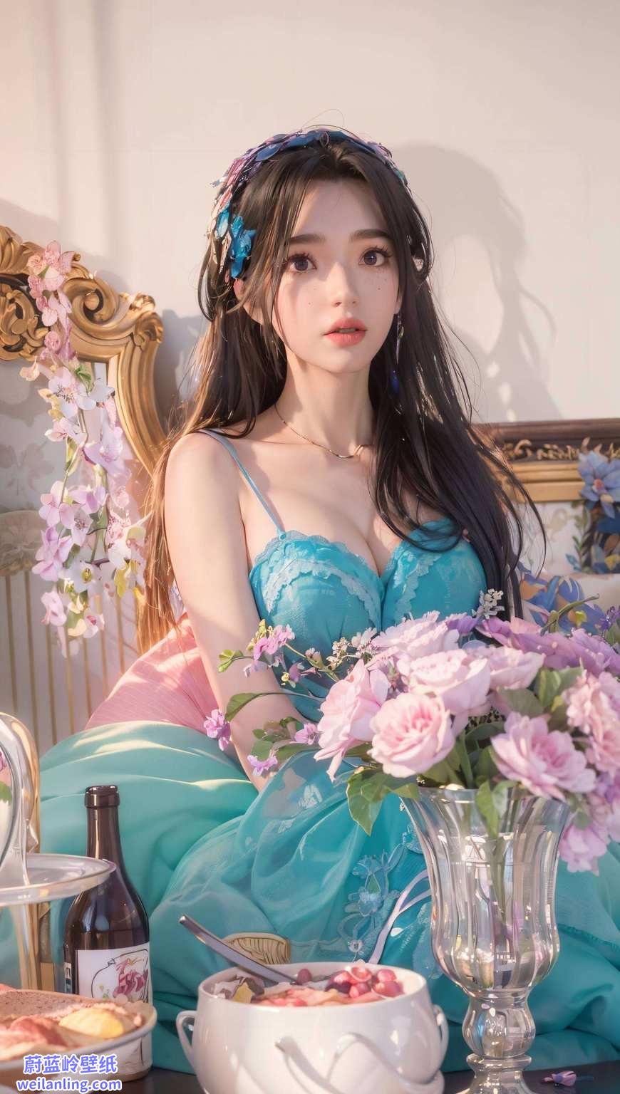 翩翩起舞动漫美女