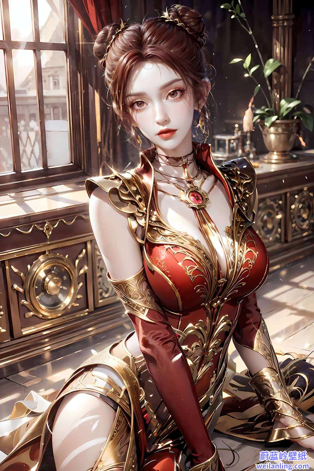 让你的手机瞬间变身国漫美学宝典！🌟🎨✨壁纸上那抹倩影