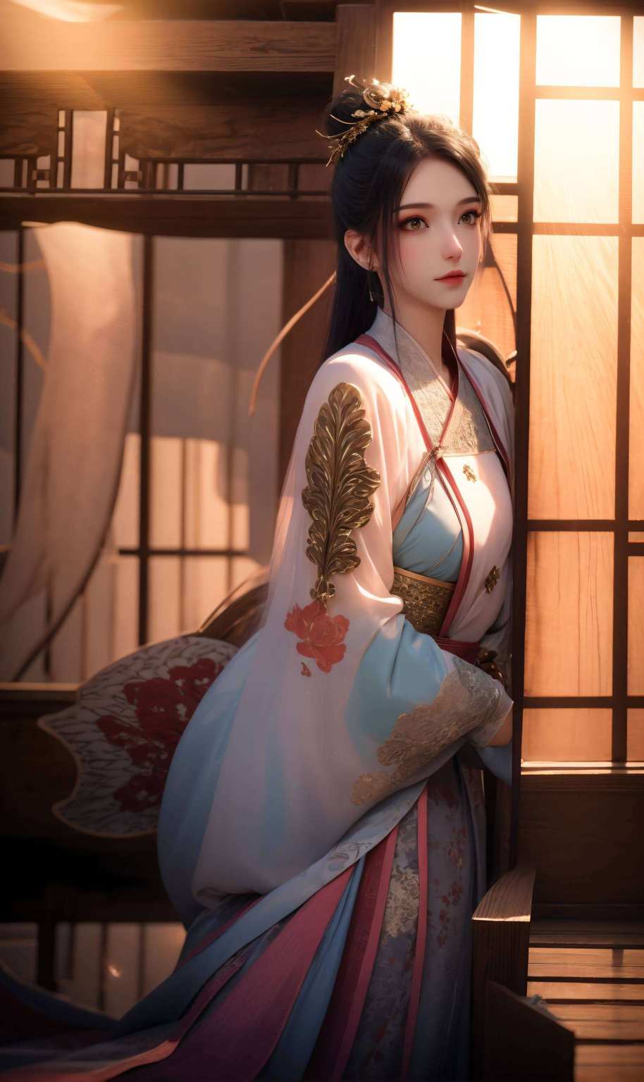 南宫夕儿舞动身姿手机壁纸上的她仿佛要从屏幕里跳出来