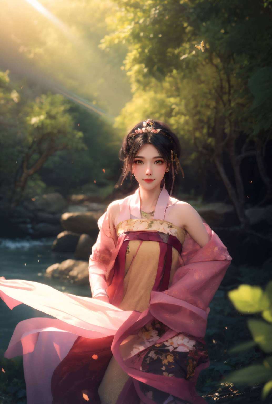 壁纸映其影云涌玄幻境