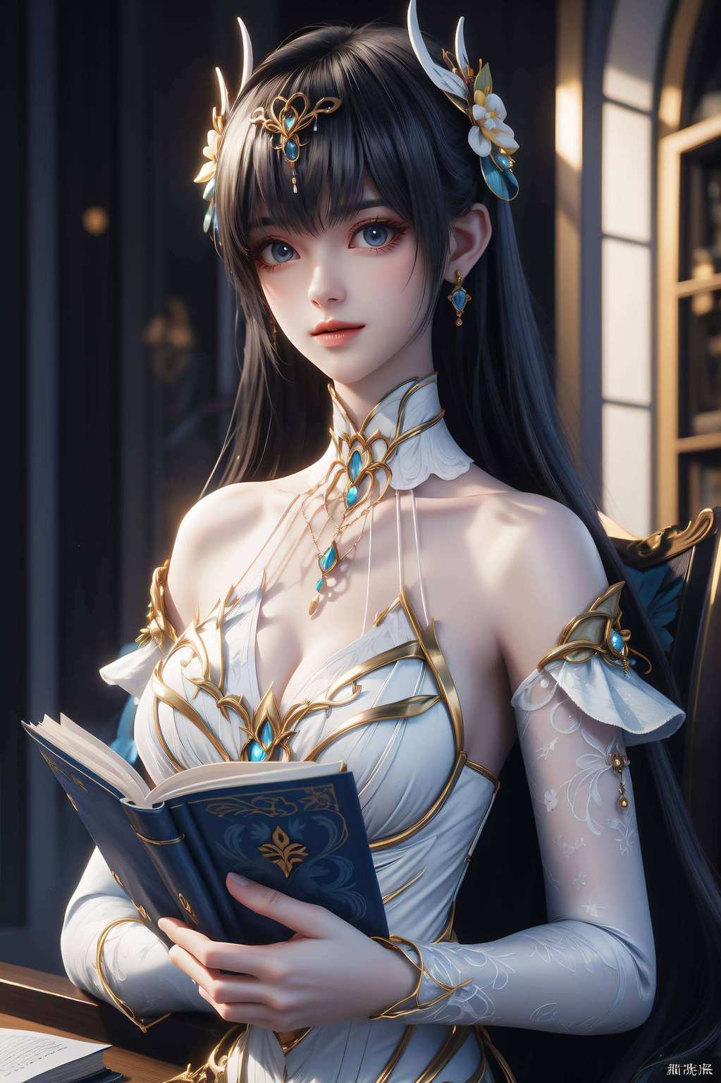 带你领略国漫美女的魅力神印王座里的灵动仙子