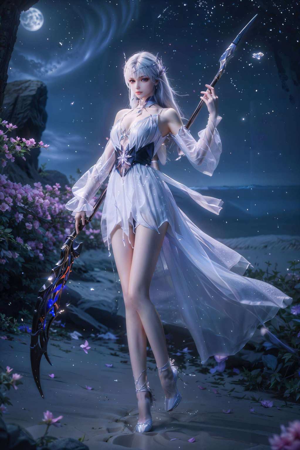 它是融合了玄幻元素与国漫女神魅力的独特之作仿佛她就要从屏幕中走出