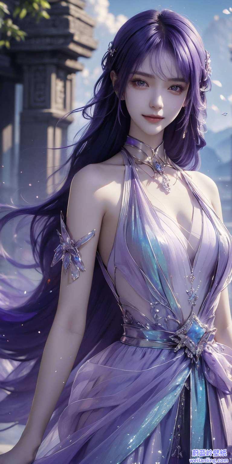 宛若盛开的花朵她那婉约的气质