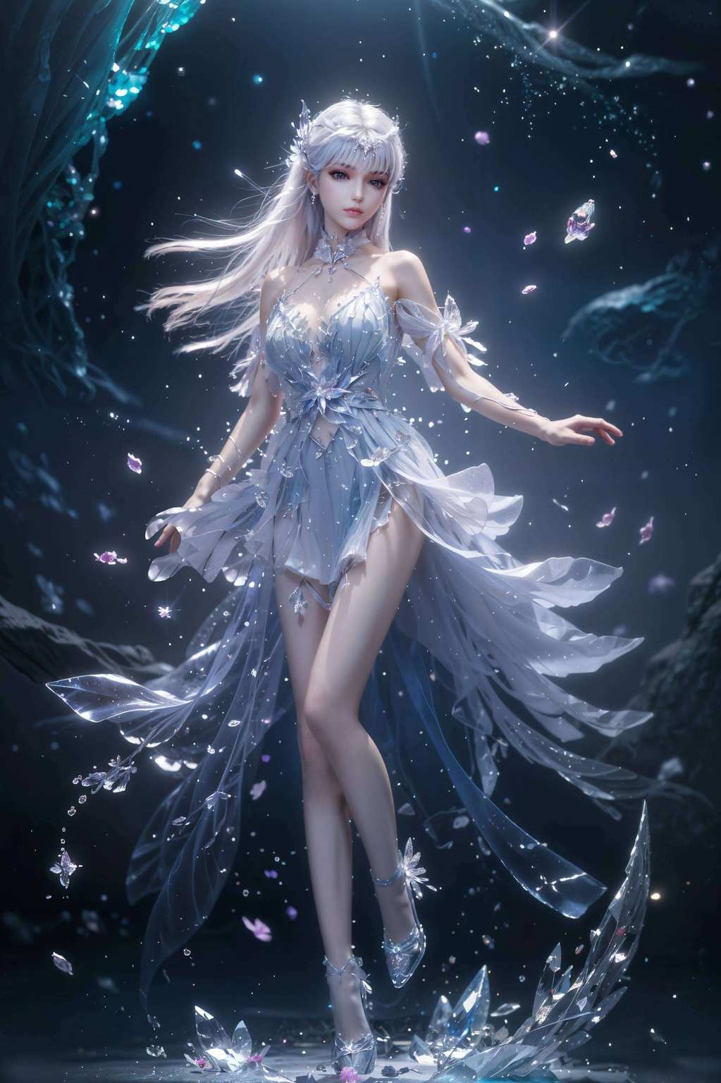 绝对能让你的手机瞬间变身玄幻界的掌上明珠！说的是谁呢？当然是我们国漫界的女神——圣采儿！这款高清壁纸里仙气十足