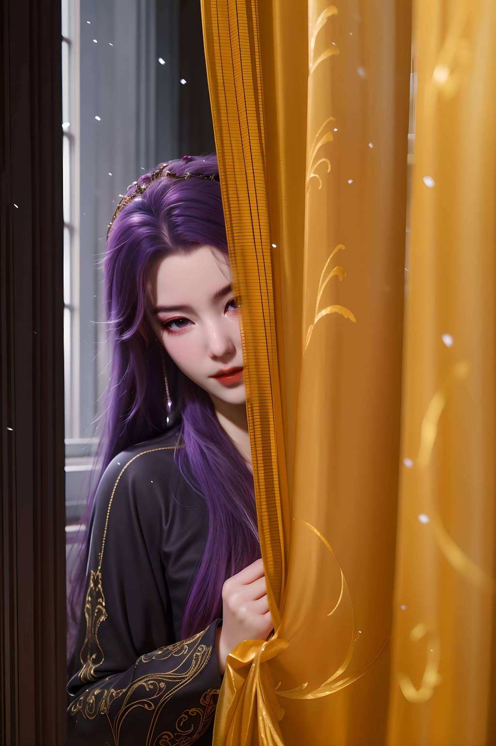 宛如玄幻世界走出的国漫女神云霄之上他是最亮眼的风景