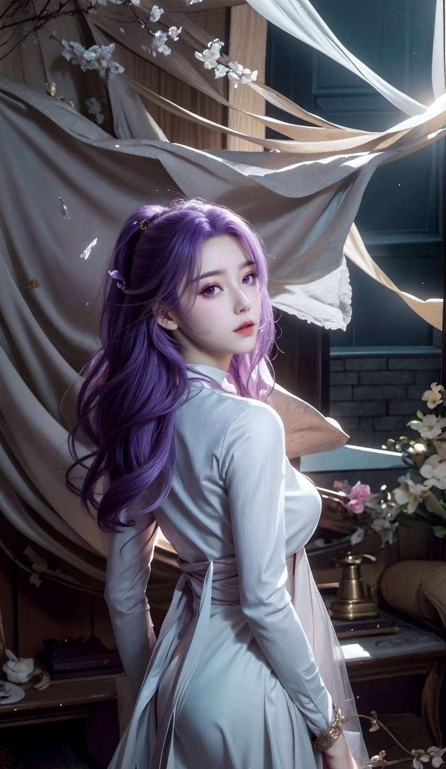 国漫女神们化作你的手机壁纸让你的手机也能萌萌哒！