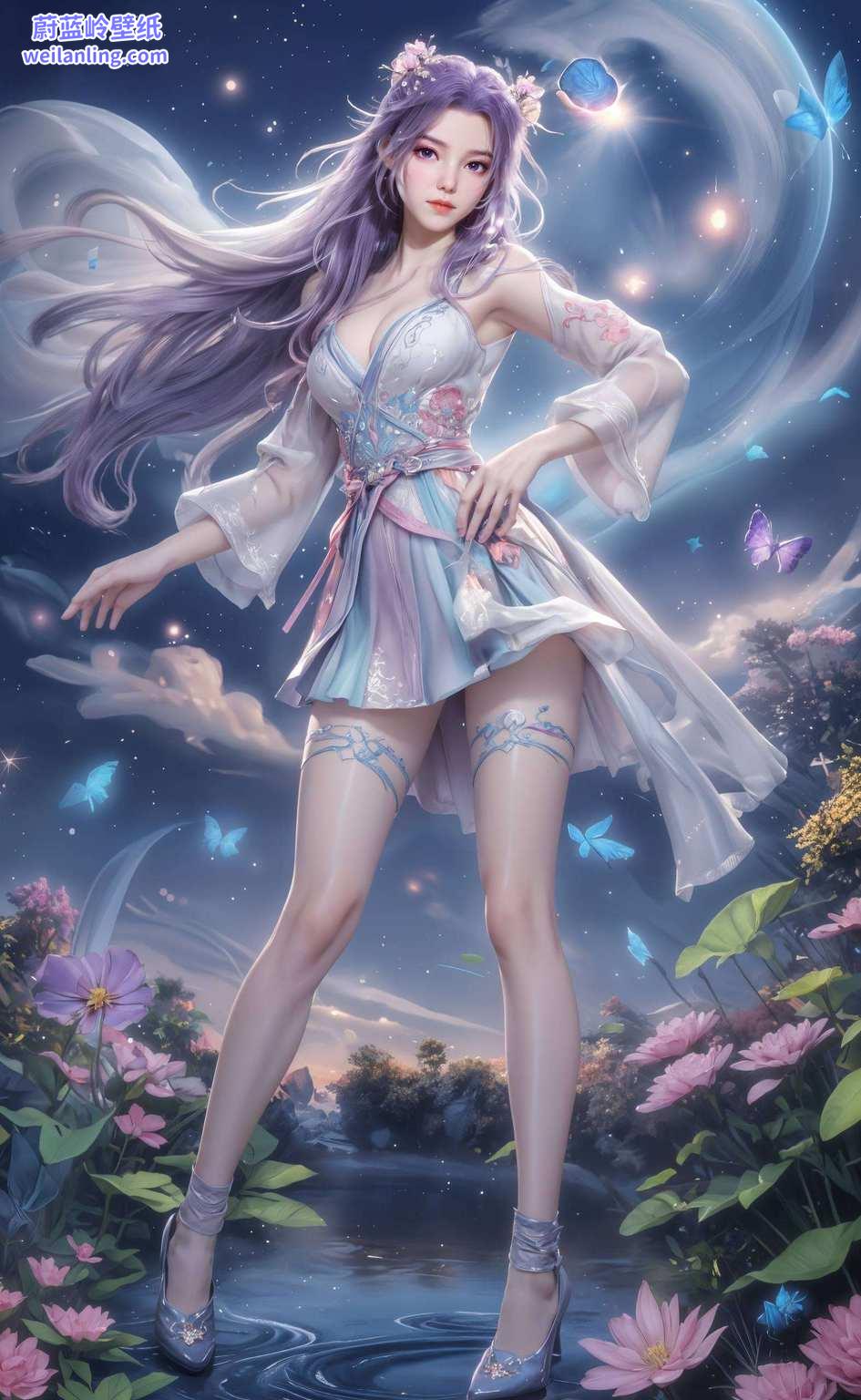 是不是很心动？这不仅仅是一张壁纸这样的国漫女神