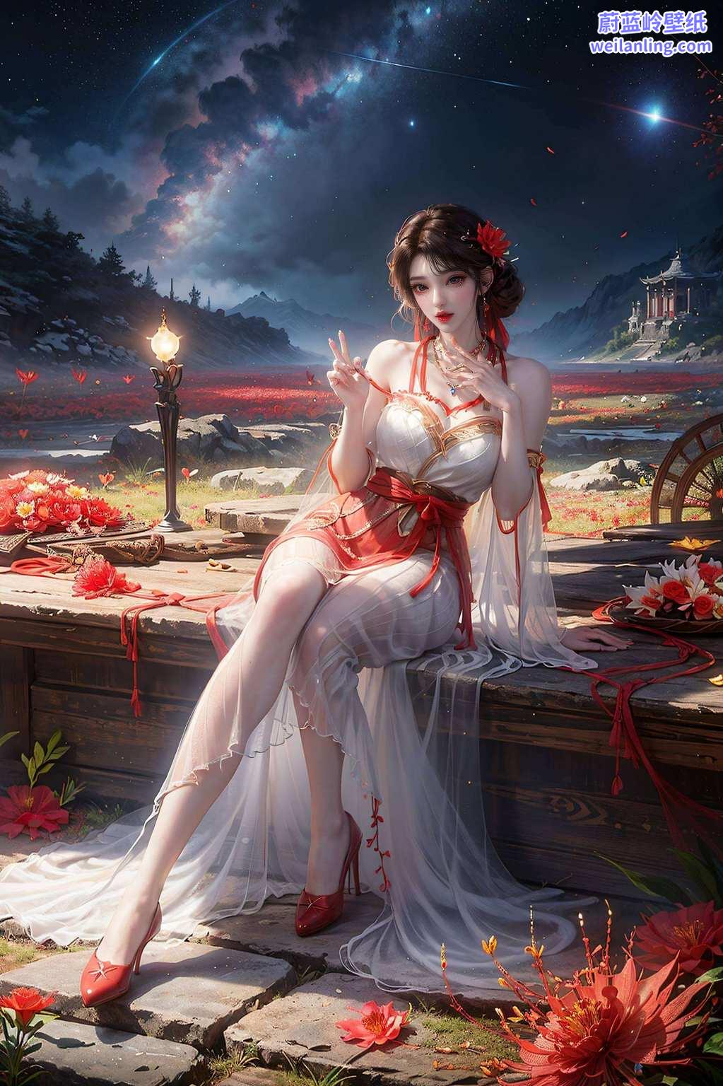 壁纸绘奇缘,动漫国漫双辉映手机壁纸尽芳年