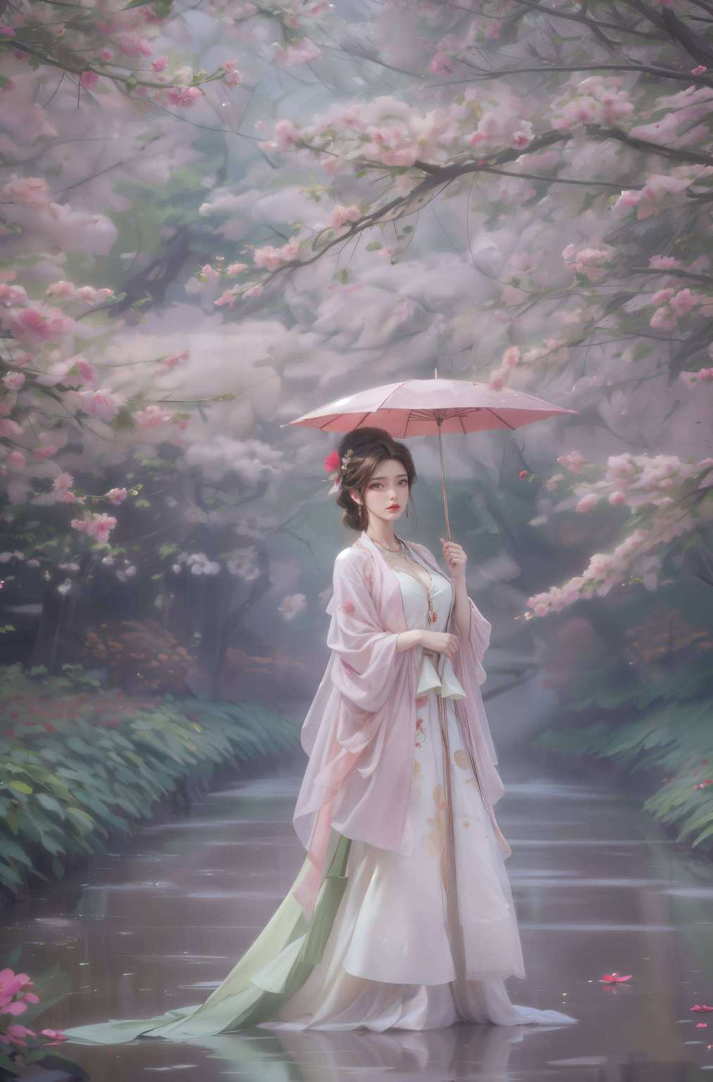 她的每一次笑容都能点燃观众的热情以一袭火焰般的红衣翩翩起舞