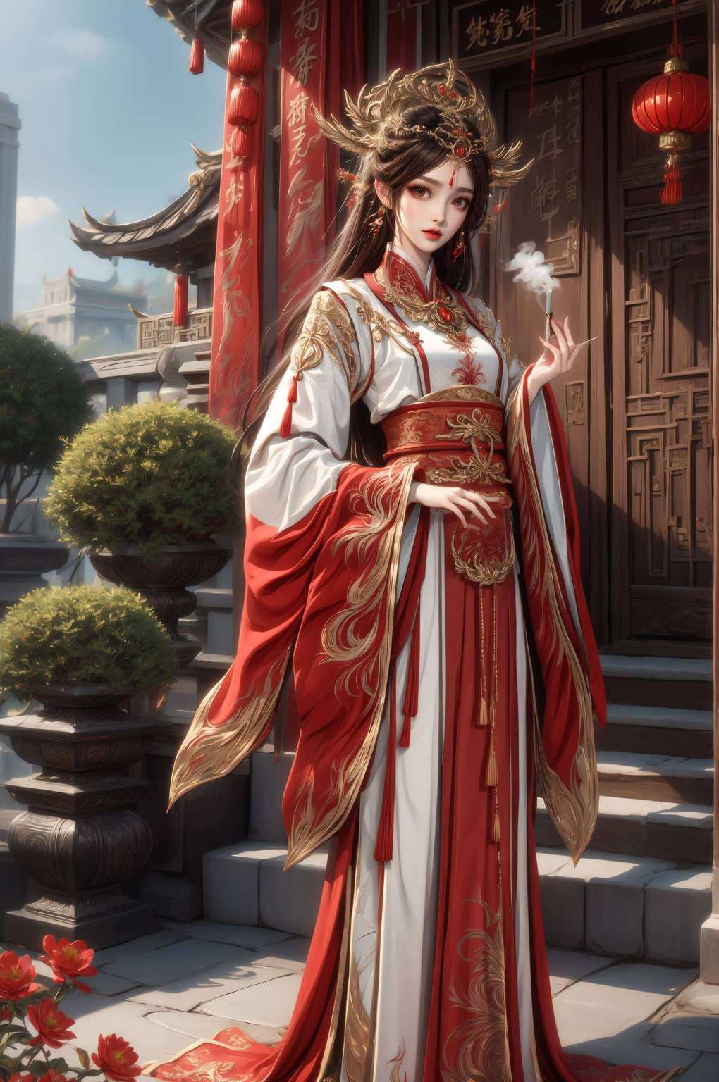 那我来给你们介绍一款唯美到爆表的壁纸啦！🎉 这里有火灵儿的灵动身影让你的手机也和国漫女神们一起嗨皮起来吧！🎊