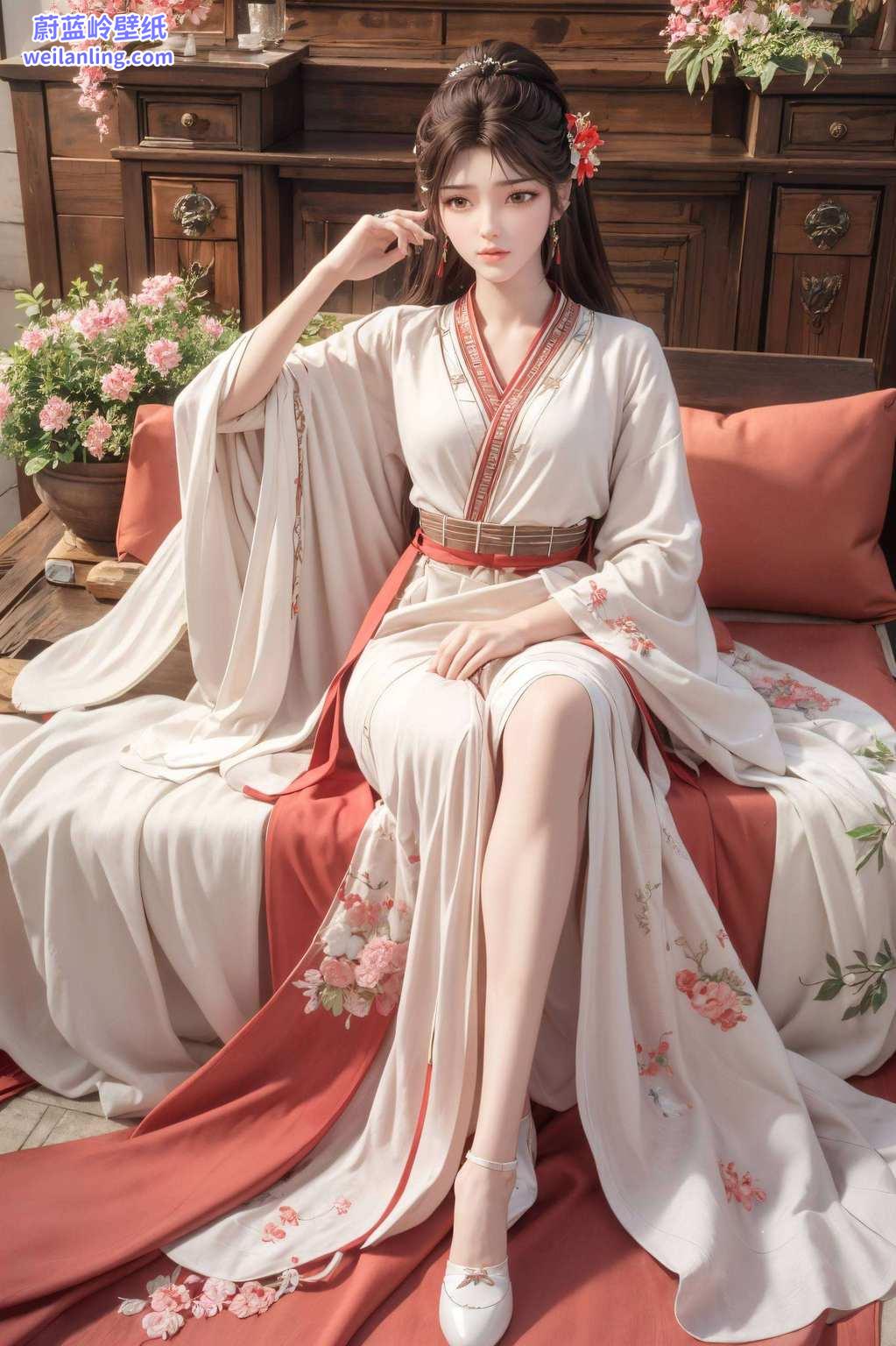 重逢火灵儿于幽谷之间女神笑靥如花