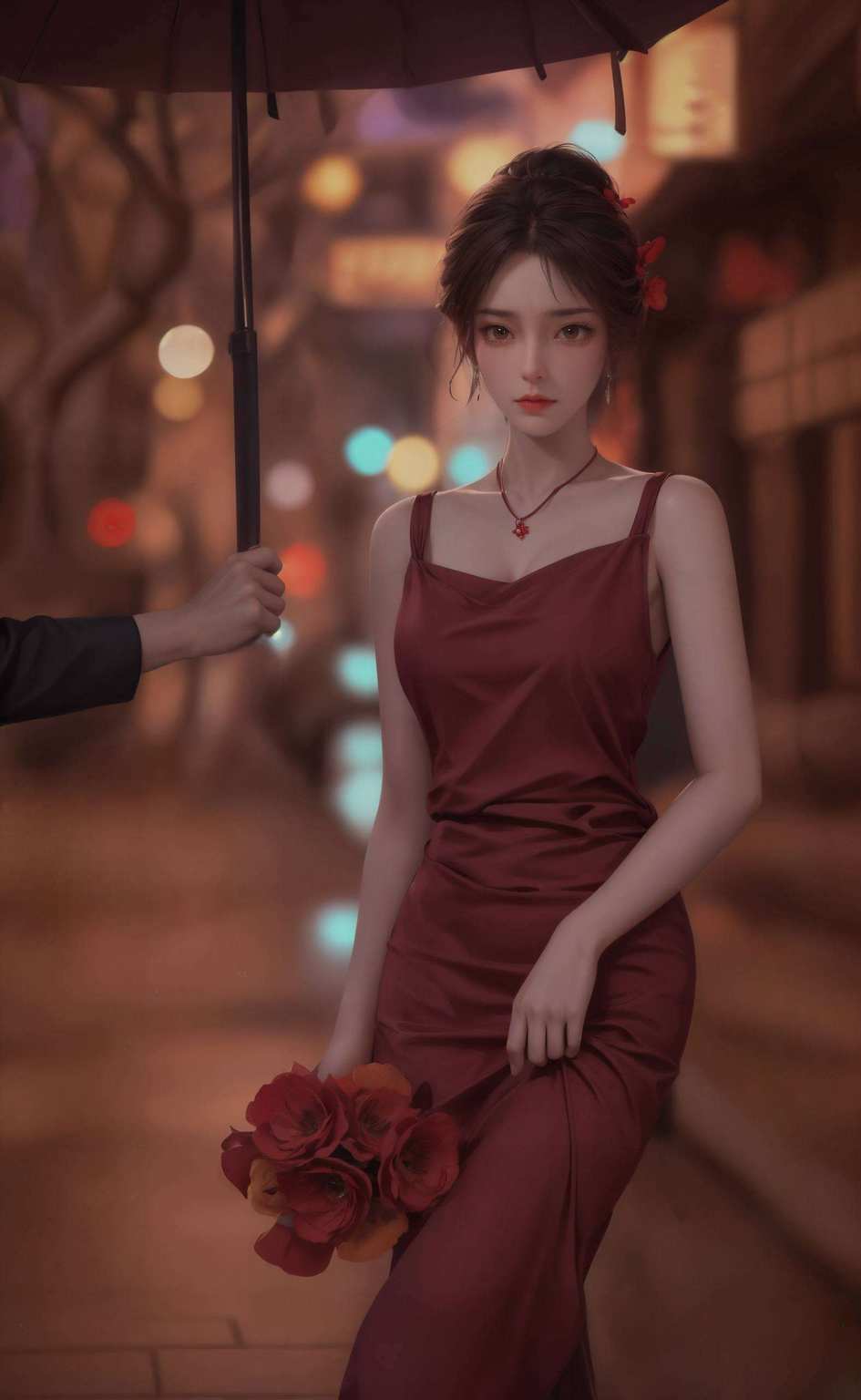完美世界的壁纸每一帧都像是从玄幻世界里走出来的美女