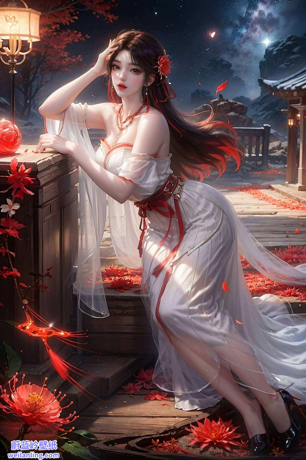 如幻境中的精灵她的每一次眨眼