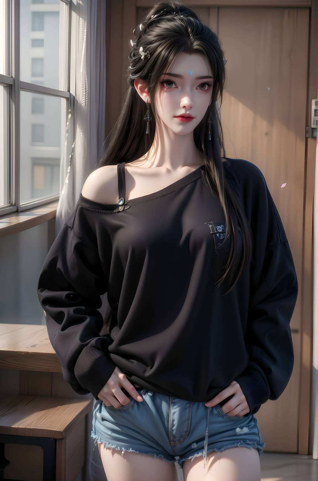 每一次凝视清漪高清壁纸上的那一抹黑色背景如同完美世界的化身