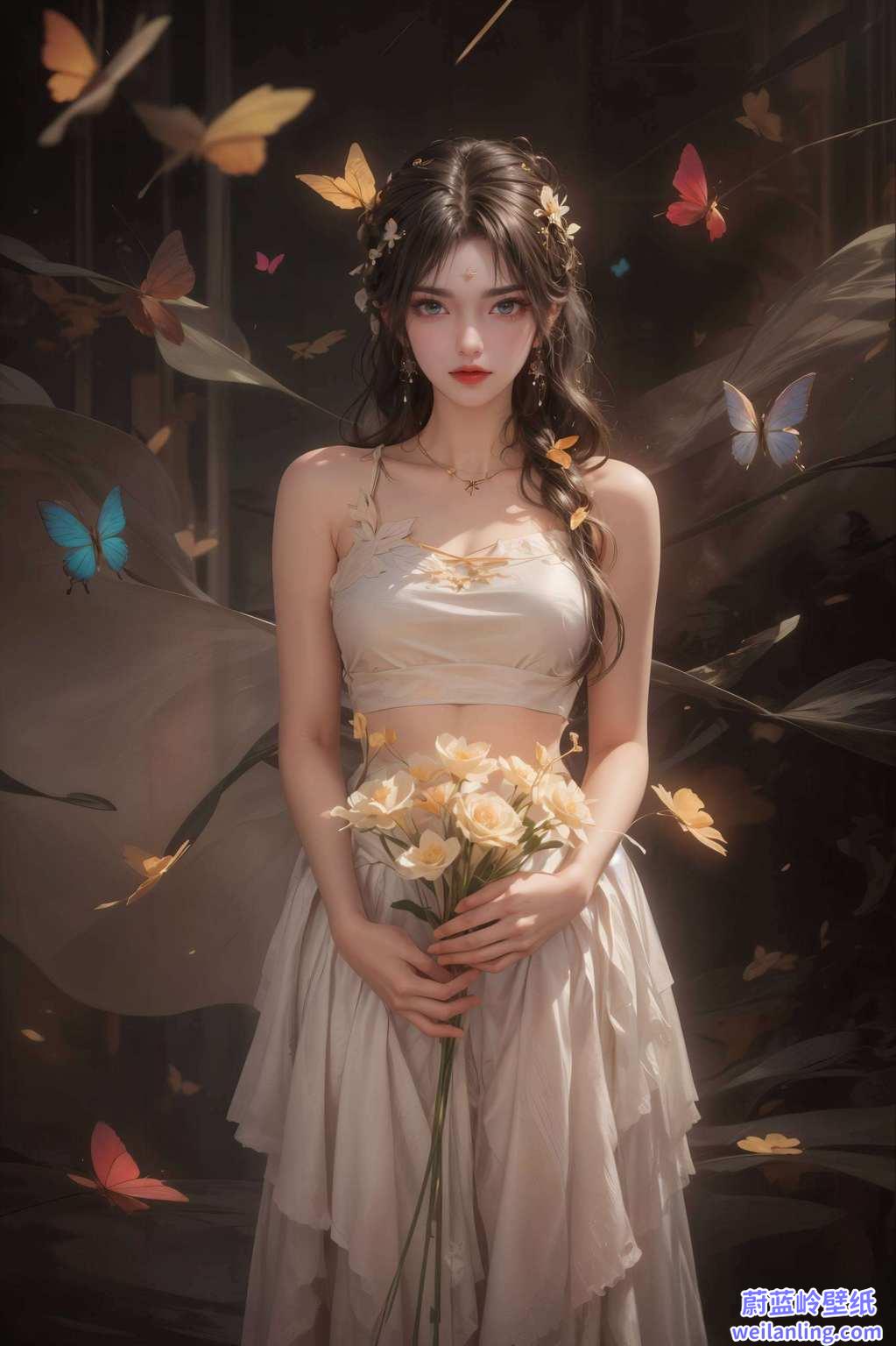 美女流连女神翩翩