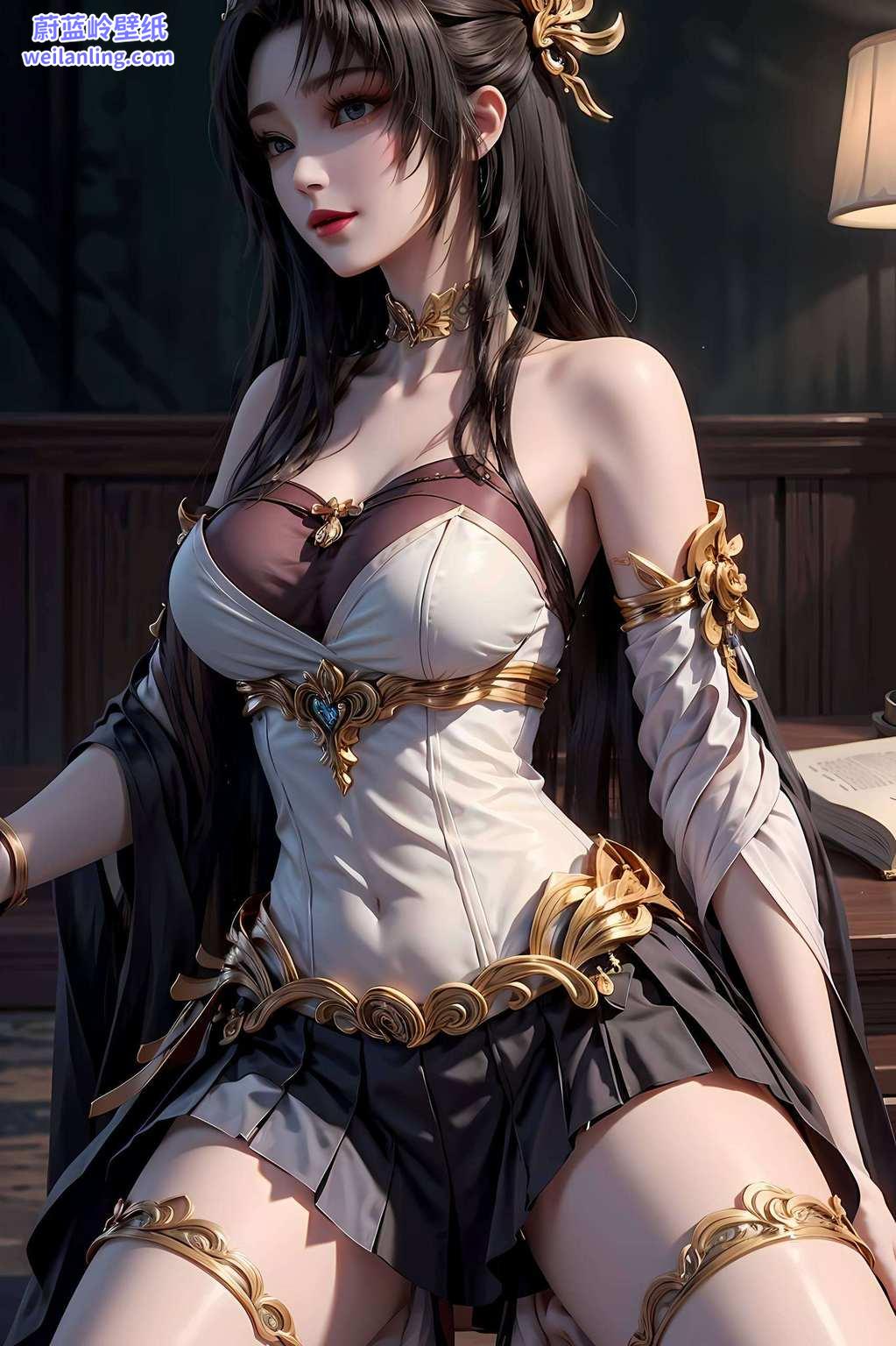 她的手机壁纸图片让人瞬间沉醉在这唯美梦境
