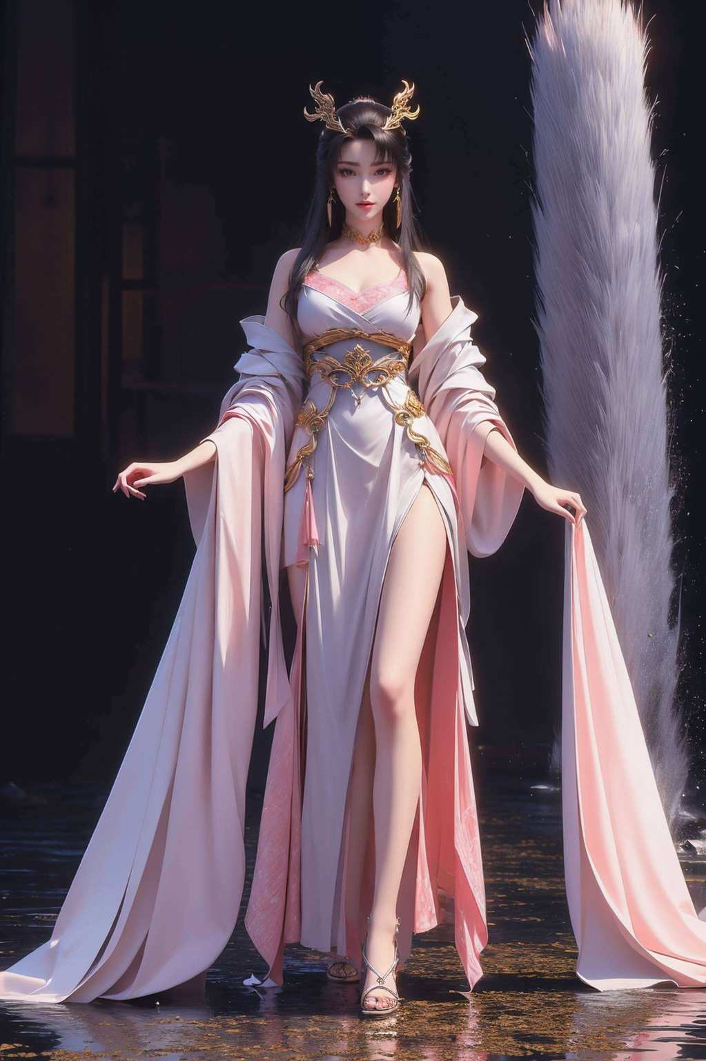 她是国漫中的绝世美女灵动如风