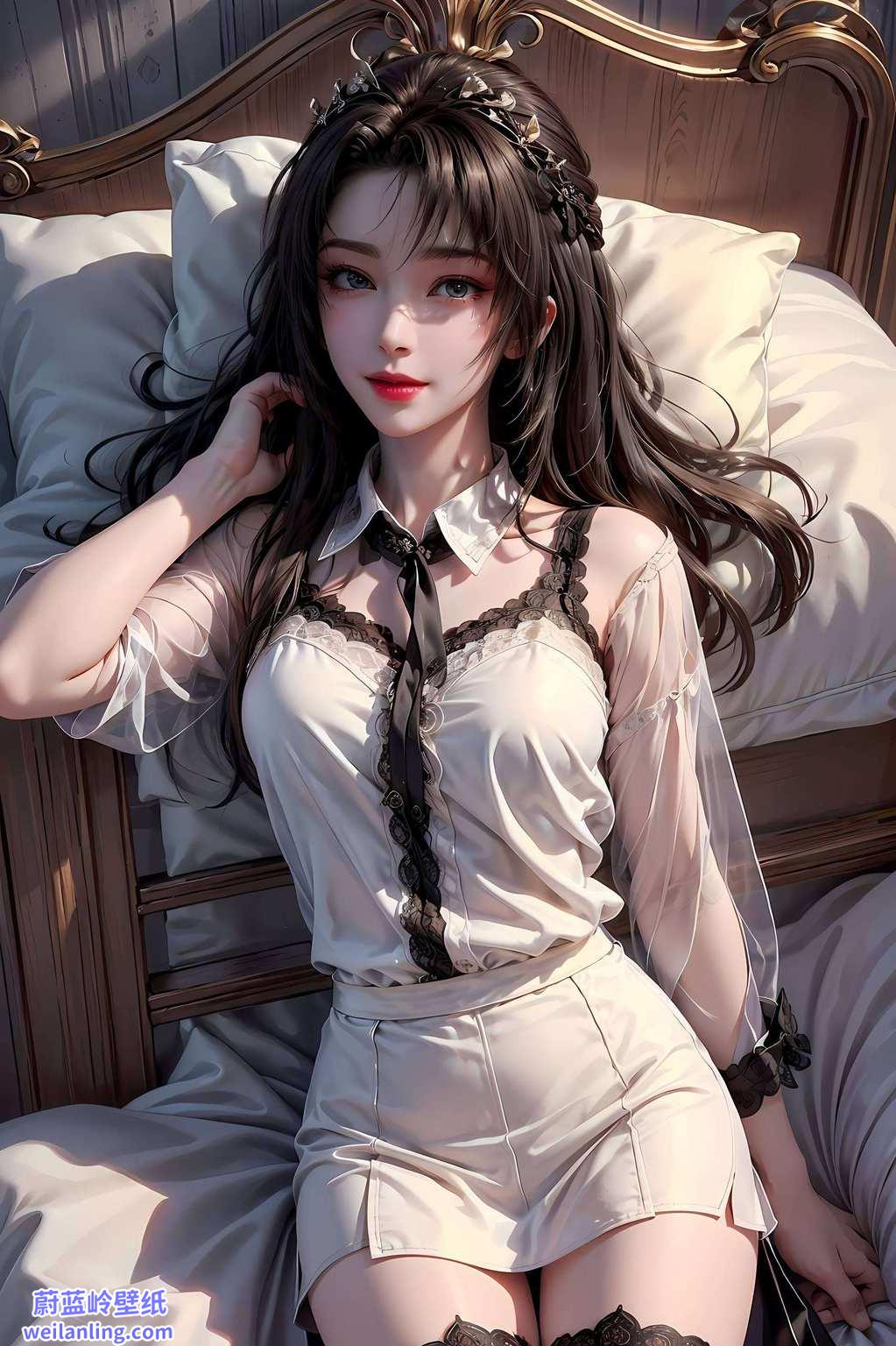毛色如雪天狐仙子
