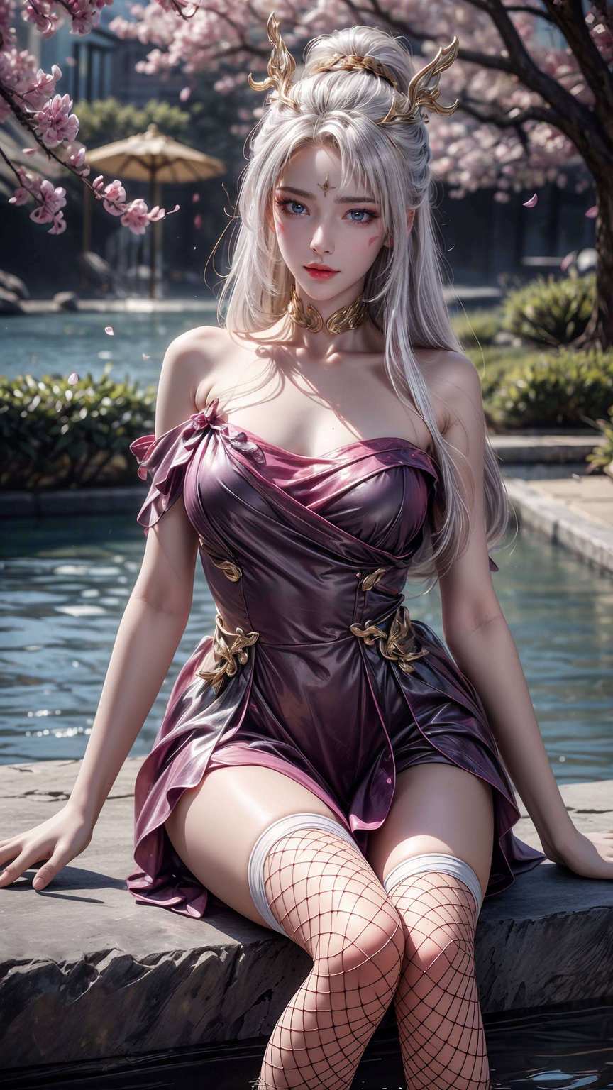 她的美图壁纸她的倩影如梦似幻