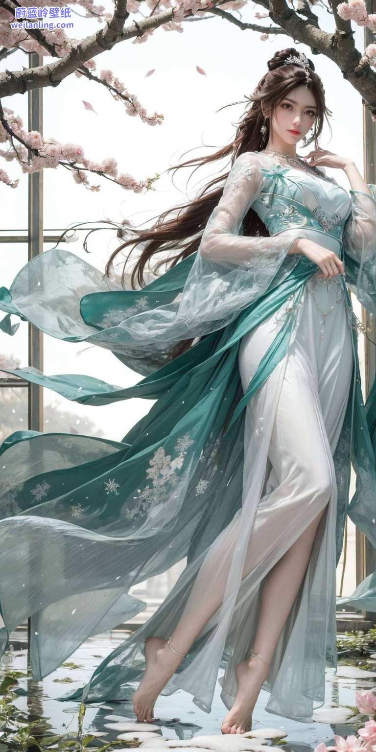就能穿越到完美世界与这位国漫美女共度美好时光