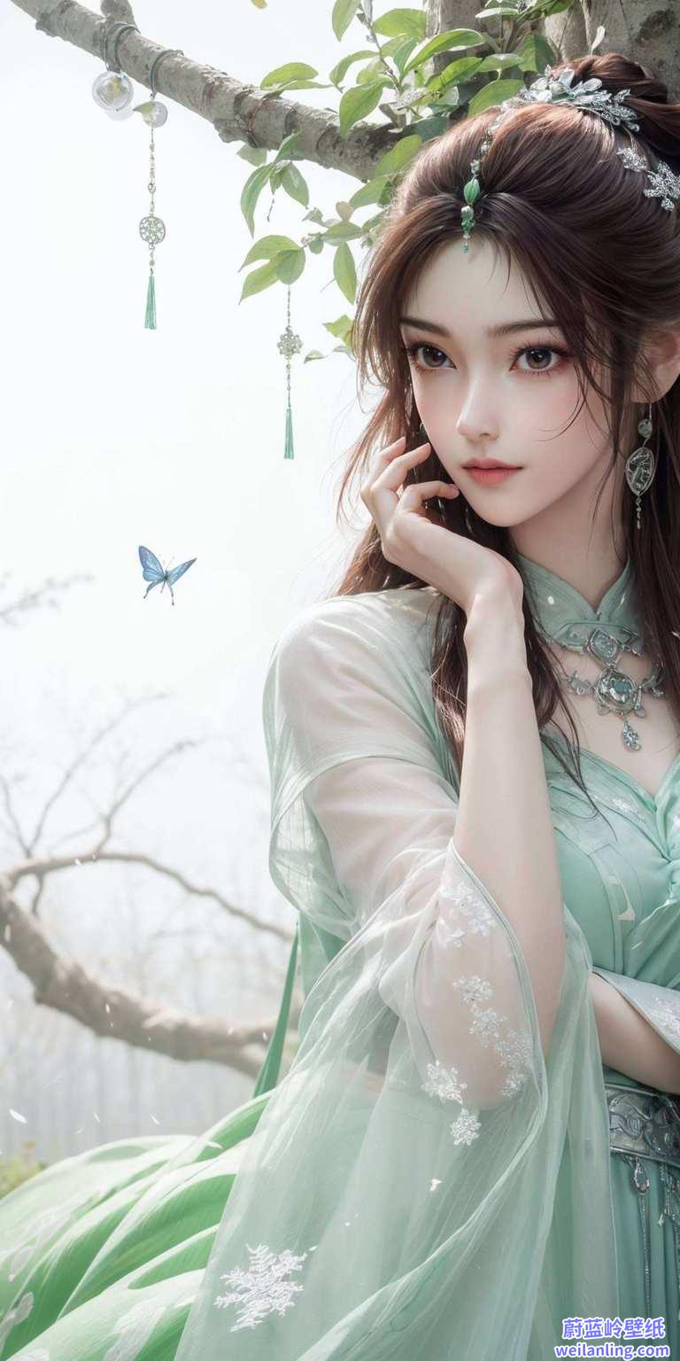 哈哈国漫女神的倩影