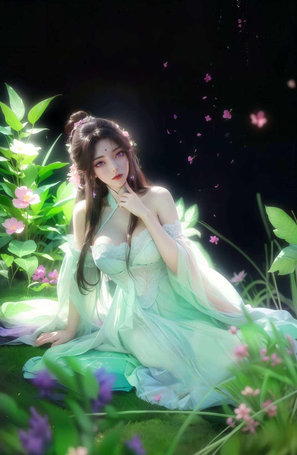 无论是月婵仙子的国漫女神风范这款国漫壁纸绝对能让你的电脑桌面瞬间变身玄幻仙境